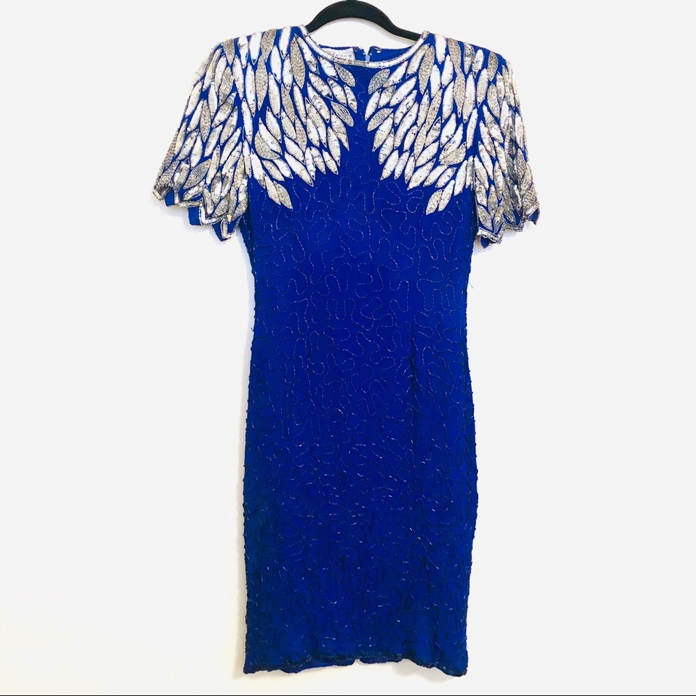 NWT Vintage Stenay Sequin Cocktail Dress